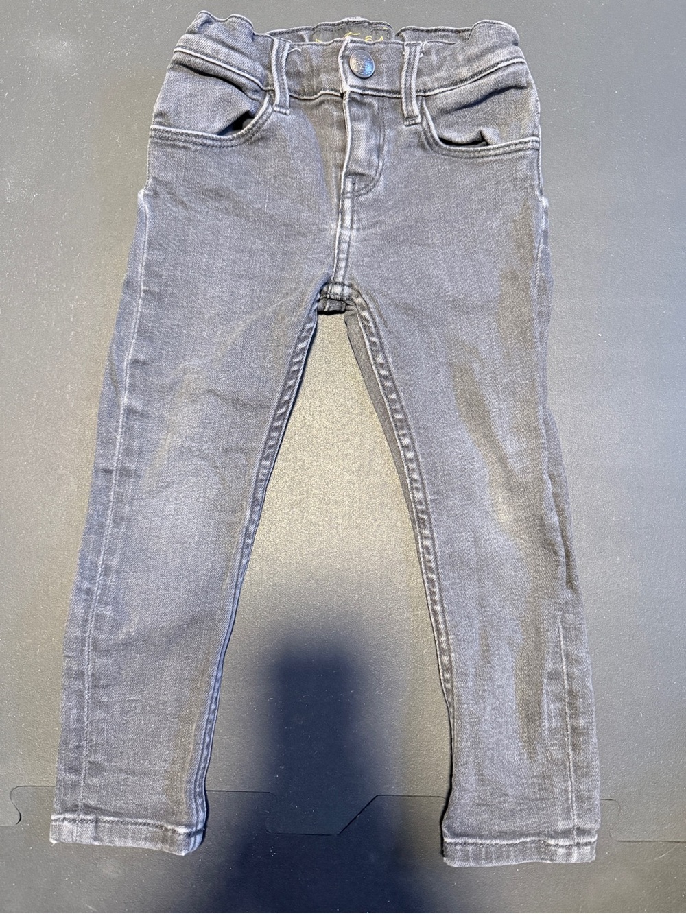 Finger In The Nose Kids Gray Stretch Slim Jeans